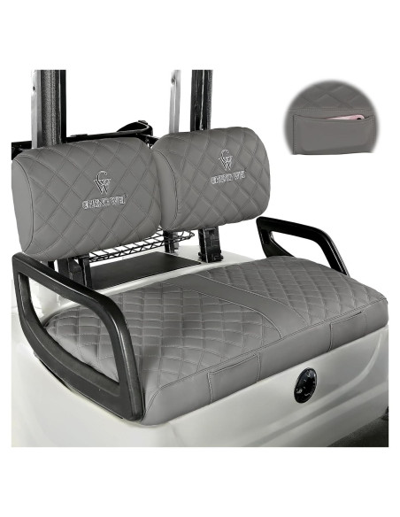 Cubiertas de Asiento Frontal Yamaha G22 G19 G16 G9 G2 - Gris Oscuro