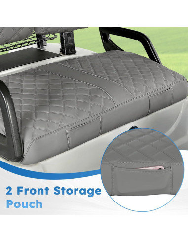 Cubiertas de Asiento Frontal Yamaha G22 G19 G16 G9 G2 - Gris Oscuro