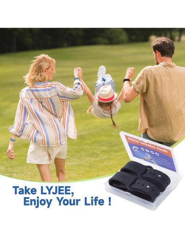 Pulseras Antináuseas LYJEE para Adultos y Niños - Alivio Natural