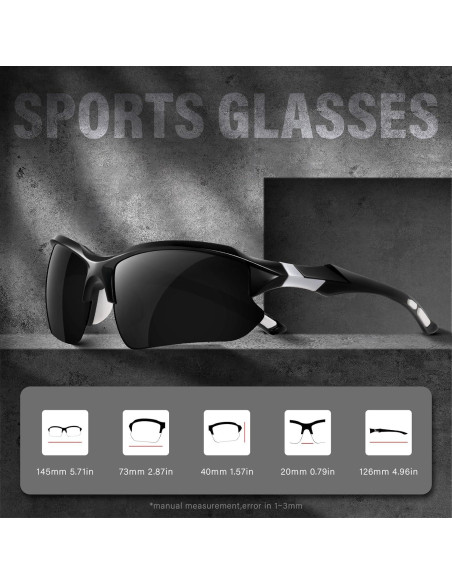 Gafas de sol deportivas DioKiw para ciclismo y running