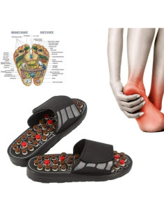 Zapatillas de Masaje Reflexológico Cheeroyal 1 Par para Alivio 2