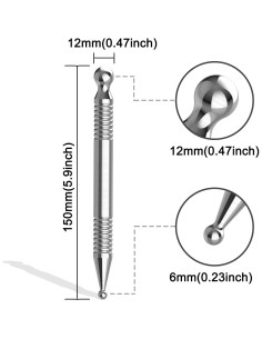 Bolígrafo de Acupuntura Wellgler - Masaje Tejido Profundo 15cm 2