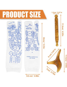 Conjunto de Calcetines de Reflexología TingHong con Herramientas 2