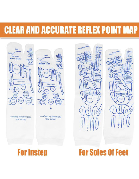 Conjunto de Calcetines de Reflexología TingHong con Herramientas