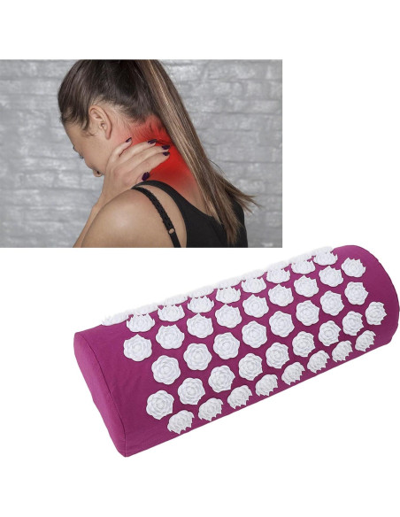 Cojín Masajeador Ergonómico JTLB para Cuello y Espalda - Alivio de Dolores