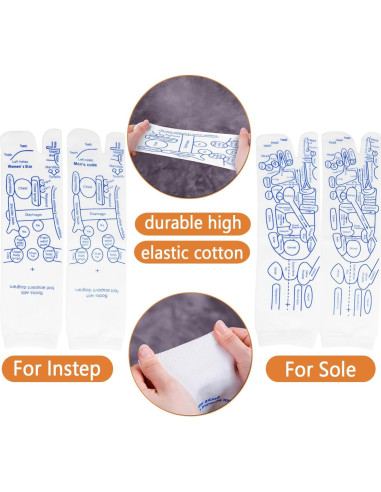 Conjunto de Calcetines de Reflexología TingHong con Herramientas