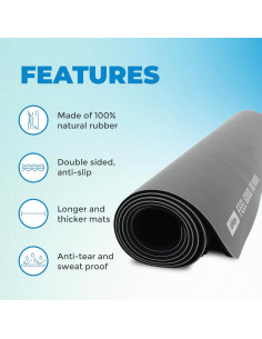 Colchoneta de Ejercicio Chirp Stretch Antideslizante 182.88x67.83cm 2