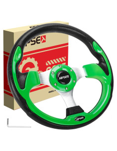 Volante de Carrito de Golf AIPSET 12.5" Universal Verde