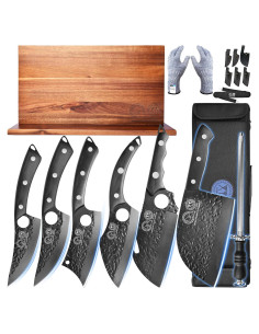 Conjunto de cuchillos de cocina XYJ con bloque magnético 15 piezas