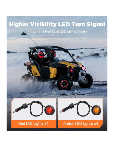 Kit de Señal de Giro Ehaho UTV con Claxon 110dB Universal 2