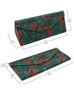 Estuche de Gafas Real Sic Serpiente - Cuero Vegano 16cm 2