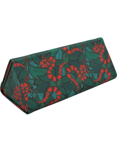 Estuche de Gafas Real Sic Serpiente - Cuero Vegano 16cm