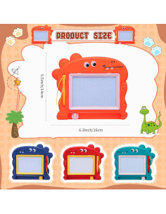 24 Mini Pizarras Magnéticas Fulmoon 64x42cm Borrables Colores 2