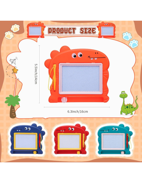 24 Mini Pizarras Magnéticas Fulmoon 64x42cm Borrables Colores