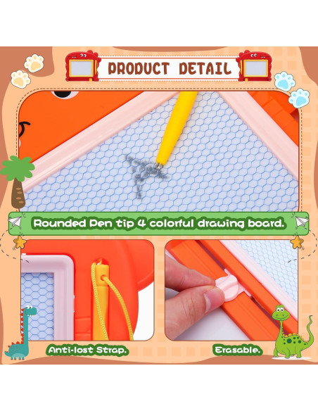 24 Mini Pizarras Magnéticas Fulmoon 64x42cm Borrables Colores