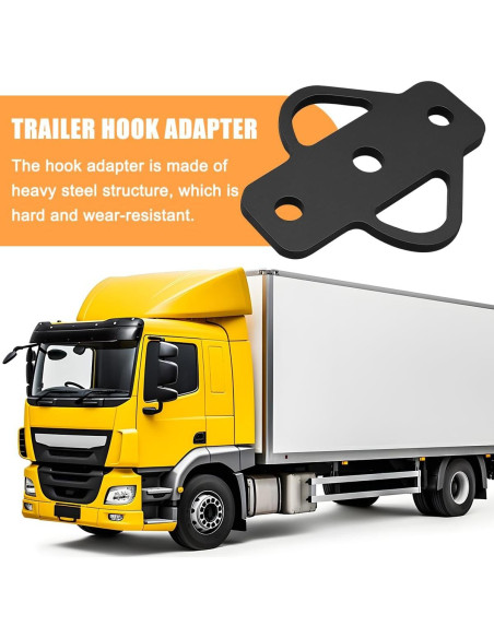 Adaptador de Enganche de Remolque Norkmdi 3 Vías Acero 16.28 cm