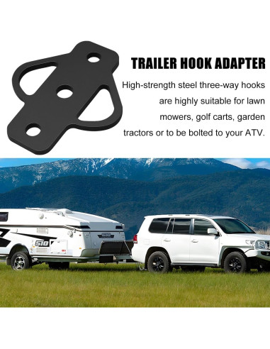 Adaptador de Enganche de Remolque Norkmdi 3 Vías Acero 16.28 cm