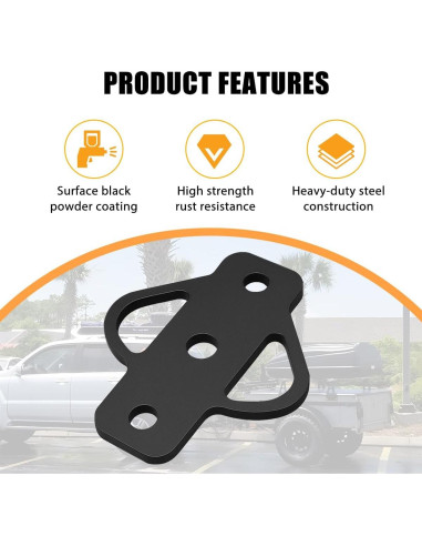 Adaptador de Enganche de Remolque Norkmdi 3 Vías Acero 16.28 cm