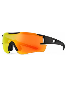 Gafas de Ciclismo SPOSUNE UV400 con 4 Lentes Intercambiables