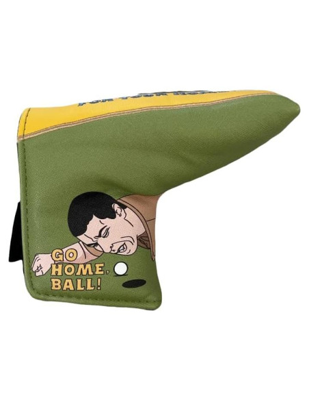 Cubierta de Putter Balanced Co. Ve a Casa Bola Caricatura