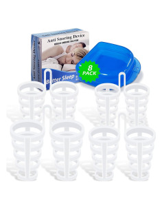 Juego de 8 Dilatadores Nasales Antisnoring Premium - Previene Ronquidos