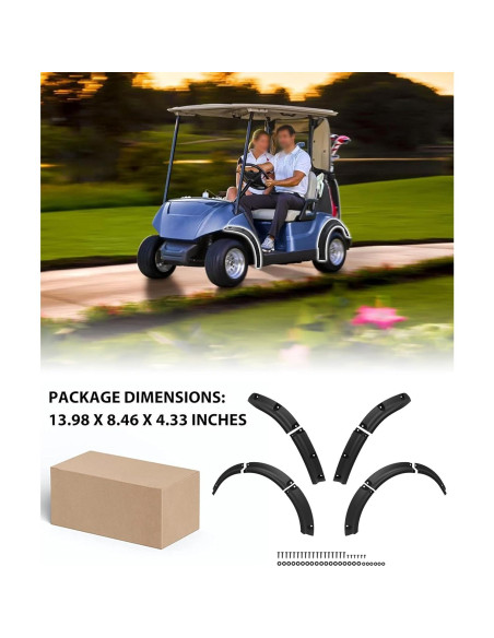 Aletas Fender POKIAUTO para Yamaha Drive2 G29 2017-2025