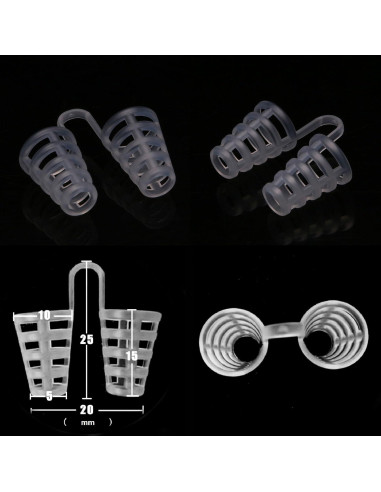 Juego de 8 Dilatadores Nasales Antisnoring Premium - Previene Ronquidos