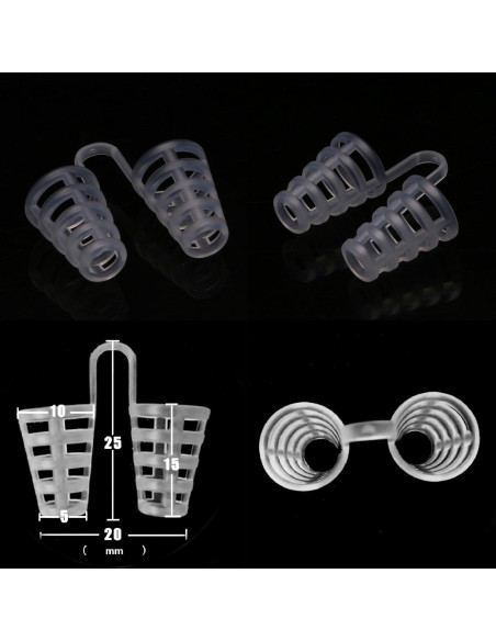 Juego de 8 Dilatadores Nasales Antisnoring Premium - Previene Ronquidos