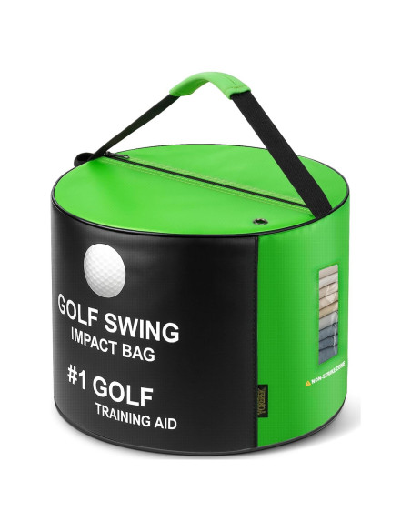 Bolsa de Impacto de Golf YOREPEK 42x42cm Duradera para Entrenamiento