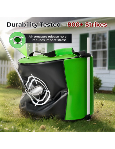 Bolsa de Impacto de Golf YOREPEK 42x42cm Duradera para Entrenamiento