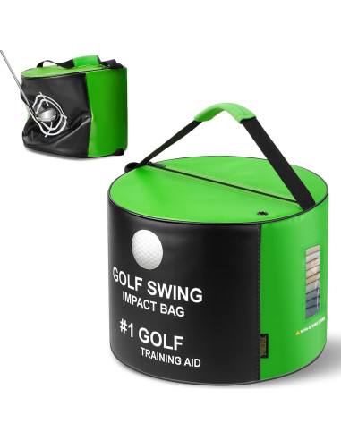 Bolsa de Impacto de Golf YOREPEK 42x42cm Duradera para Entrenamiento