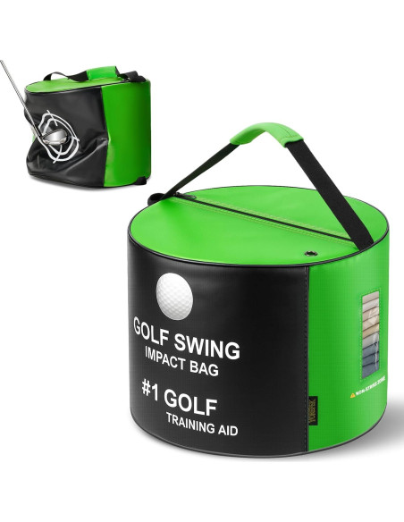 Bolsa de Impacto de Golf YOREPEK 42x42cm Duradera para Entrenamiento