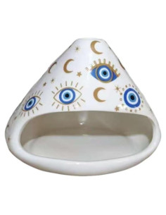 Soporte de Incienso Cerámica MAGPIE Ojo Maligno 7.62cm