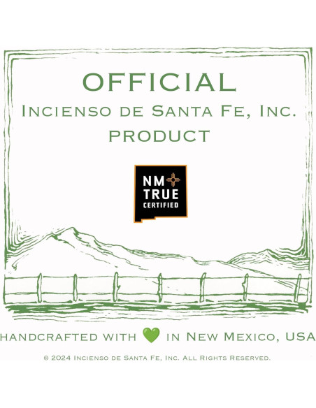 Quemador de Incienso Chiminea Santa Fe + 40 Ladrillos Piñón