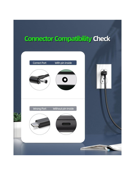 Cargador 65W para Laptop y Tablet Getac - RX10H, F110, S410