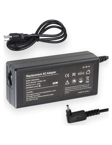 Adaptador de corriente Acer TravelMate Spin B3 65W 19V 3.42A