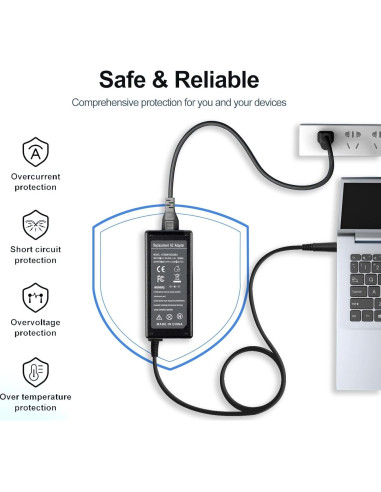 Adaptador de CA 65W Vinperny para Dell Chromebook e Inspiron