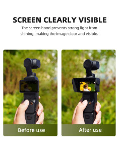 Cubierta de Sombrero de Sol BRDRC para DJI Osmo Pocket 3 2