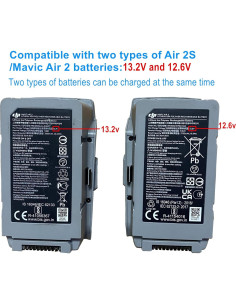 Cargador de Baterías 5 en 1 Hanatora para DJI Air 2S y Mavic Air 2