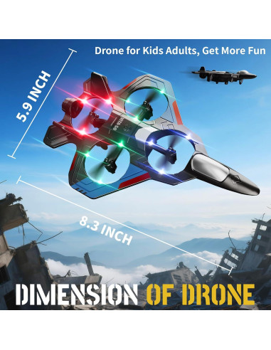 Avión RC de Espuma Tubokoro XWG-4DV50, 30 min Vuelo