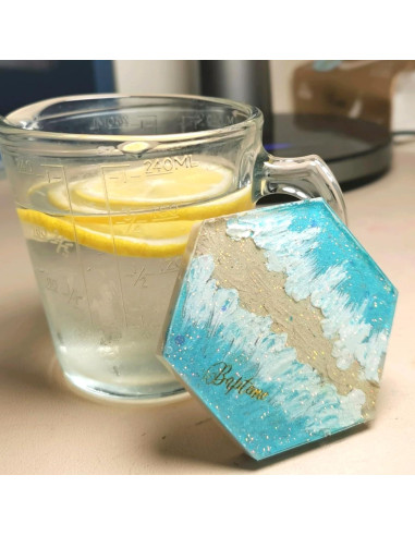 Molde de Silicona Hexagonal HOODANCOS 3 Piezas para Epoxy