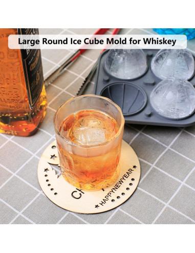 Molde de Hielo Balón de Baloncesto Amyandone 4 Cavidades