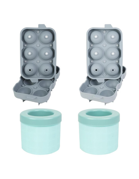 Molde de Hielo de Silicona Guo Xu Jiang Fan - 4 Piezas