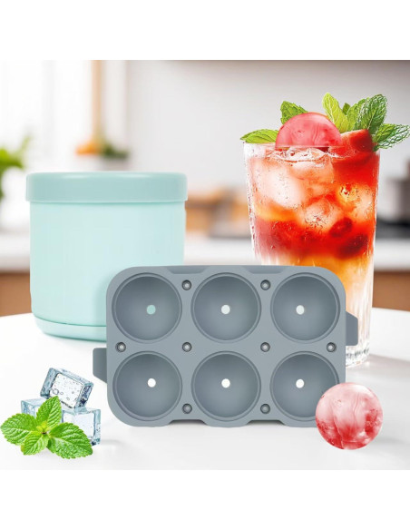 Molde de Hielo de Silicona Guo Xu Jiang Fan - 4 Piezas