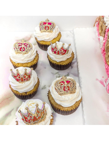 Moldes de Silicona para Fondant en Forma de Corona Meyeyaia