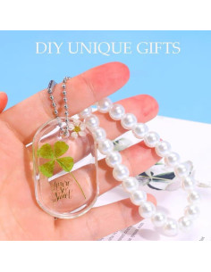 20 Moldes de Silicona Ovalados TuNan para Joyería y Llaveros 2