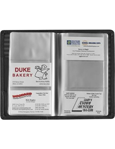 Archivo de Tarjetas Personales Wenger 156 Negro