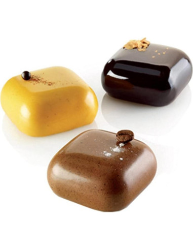 Molde de Silicona Cuadrado 8 Cavidades TUKE para Hornear
