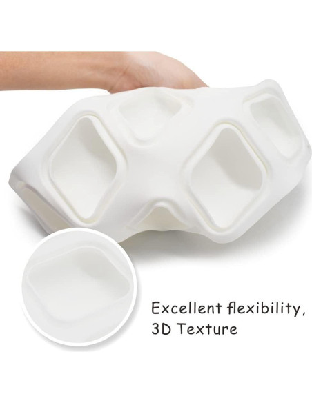 Molde de Silicona Cuadrado 8 Cavidades TUKE para Hornear