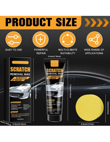 Cera Removedora de Rayones para Coche ForgeVibe 2025 - 2PCS